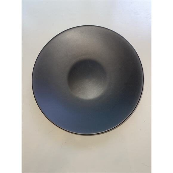 Furio Worldview Onyx Dinner Plate 11" Black Thailand Asian Modern Minimalist - Picture 1 of 5